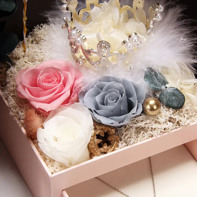 Creative Christmas Gift - Double Door Preserved Flower Box