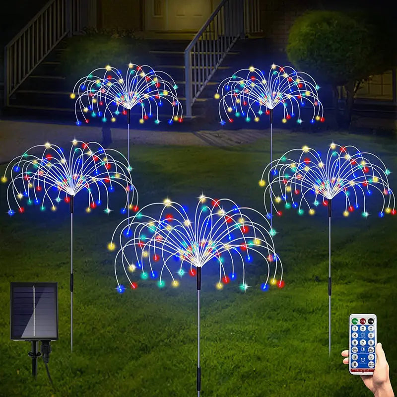 Solar Waterproof Dandelion Lights for Christmas Decor