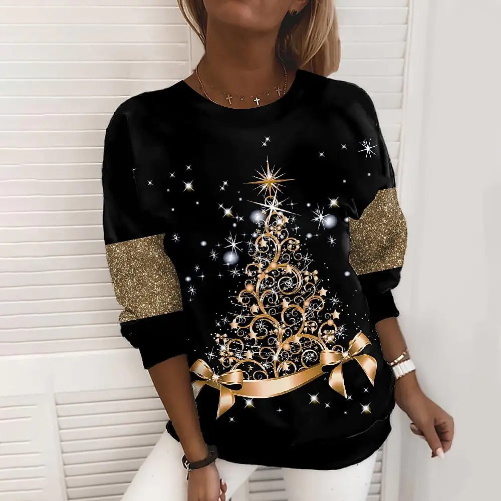 3D Digital Printed Women's Christmas Sweater