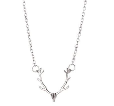 Christmas Reindeer Head Necklace (European Style)