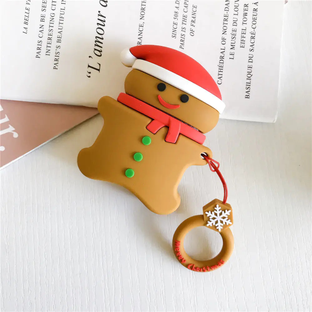 Christmas AirPods Case - Santa Reindeer Silicone Cover