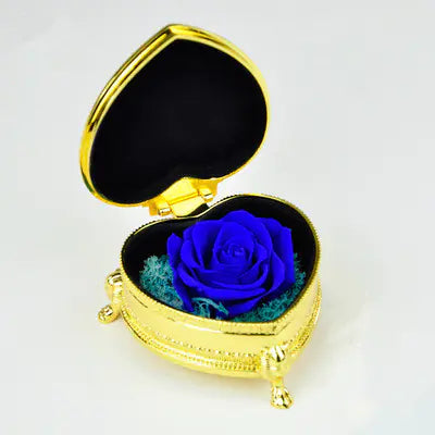 Creative Christmas Gift: Eternal Rose in Heart Box