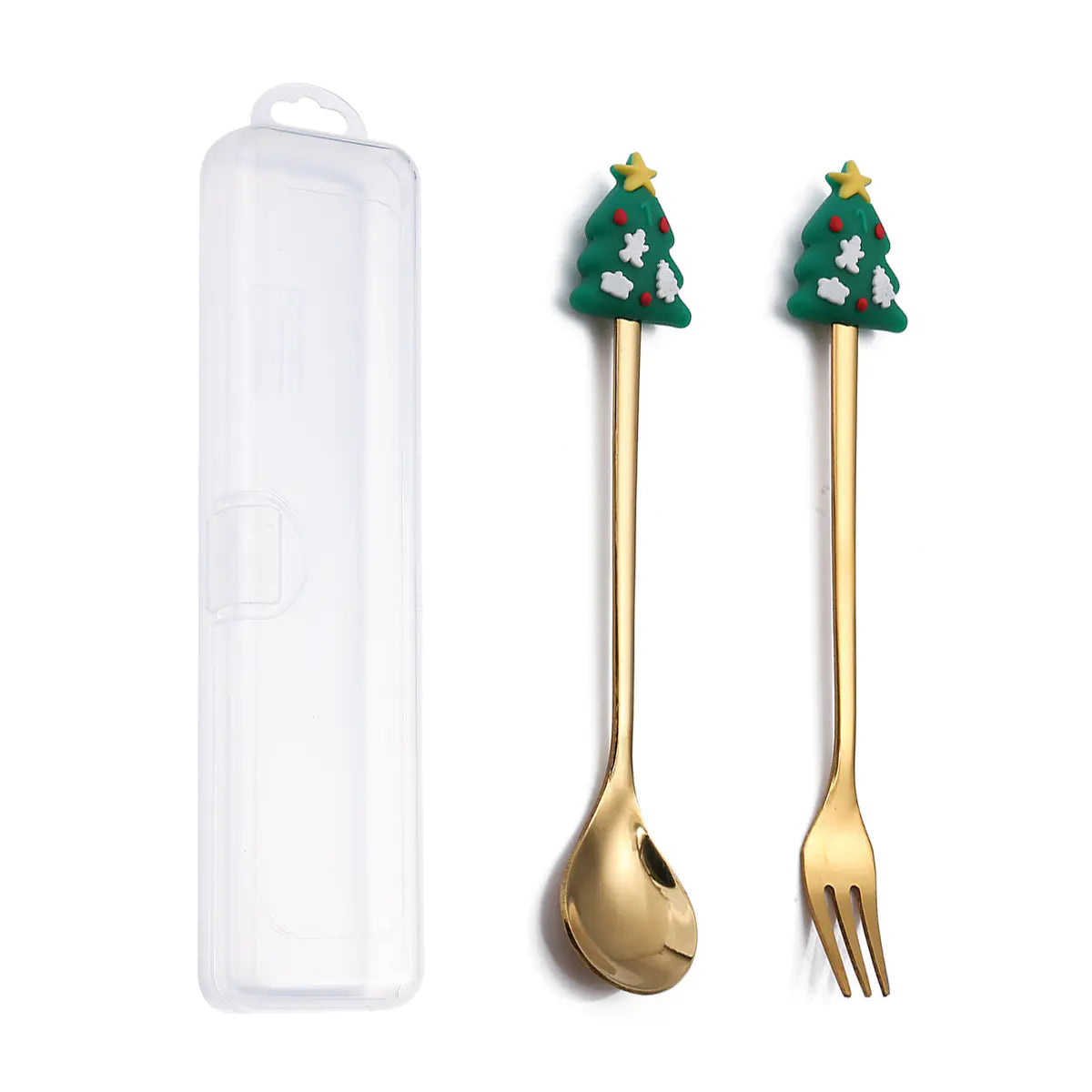 Stainless Steel Christmas Spoon Set with Forks