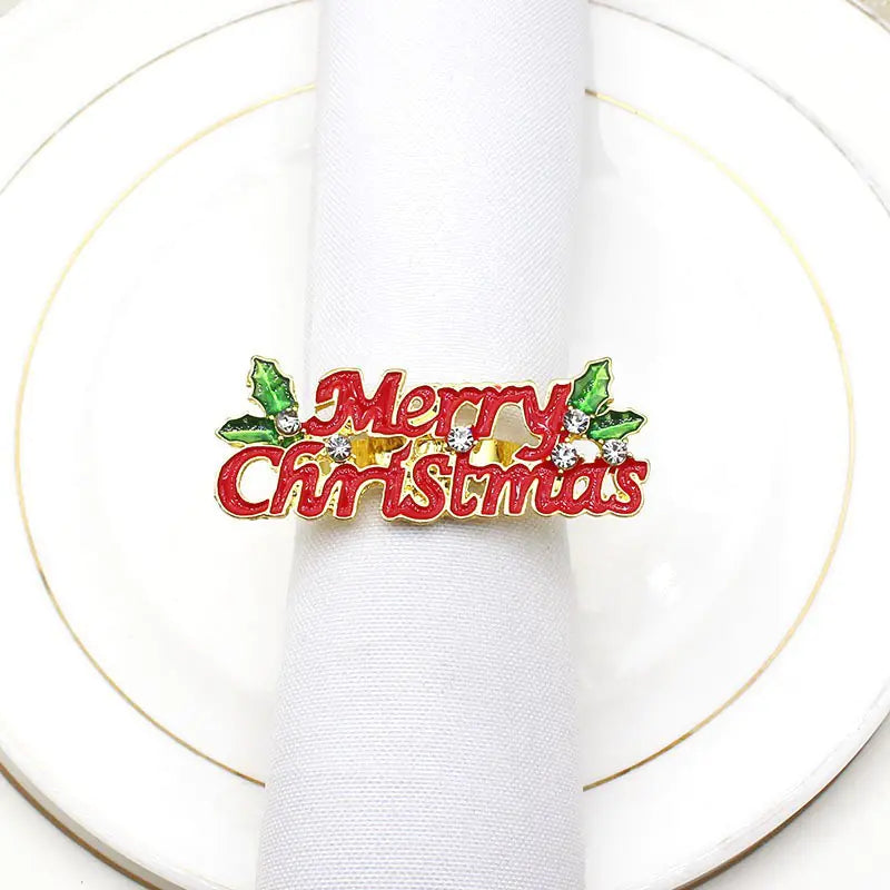 Amazon Bestselling Christmas Reindeer Napkin Rings