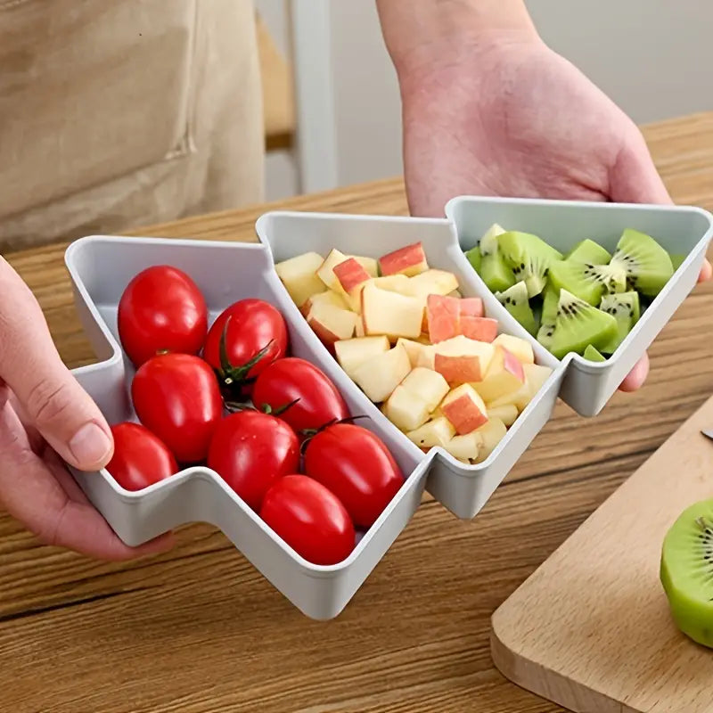 Creative Christmas Tree Snack Tray - 10.23" x 7.28"