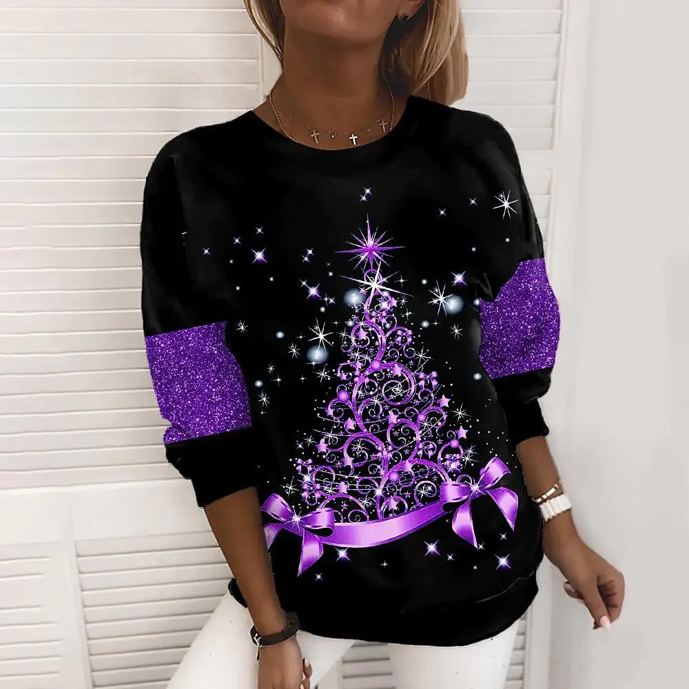 3D Digital Printed Women's Christmas Sweater
