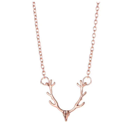 Christmas Reindeer Head Necklace (European Style)