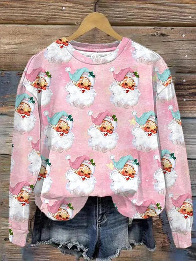 Women's Christmas Trend Round-neck Shirt