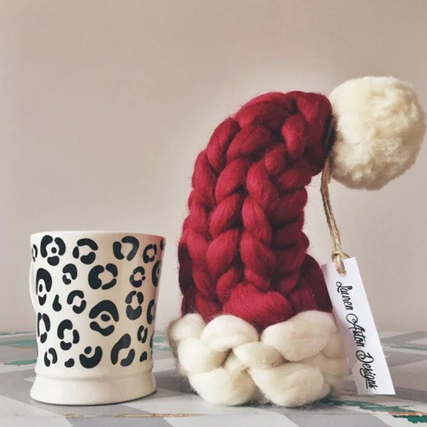 Super Thick Iceland Yarn Christmas Tree Hat Decoration