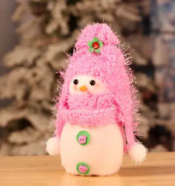 Snowman Christmas Eve Apple Bag - Holiday Decor Gift