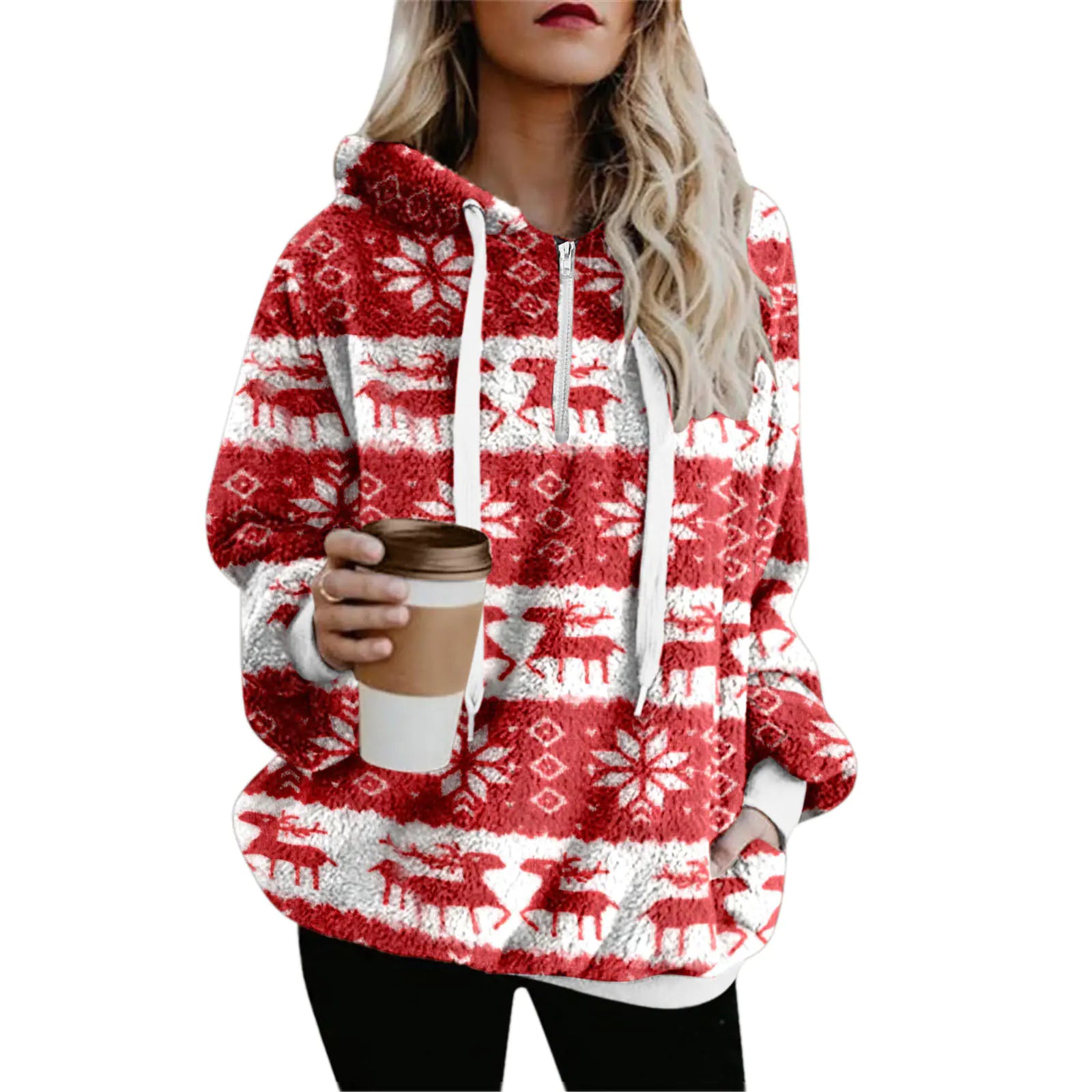 Christmas Printed Sweater for Women - Autumn & Winter