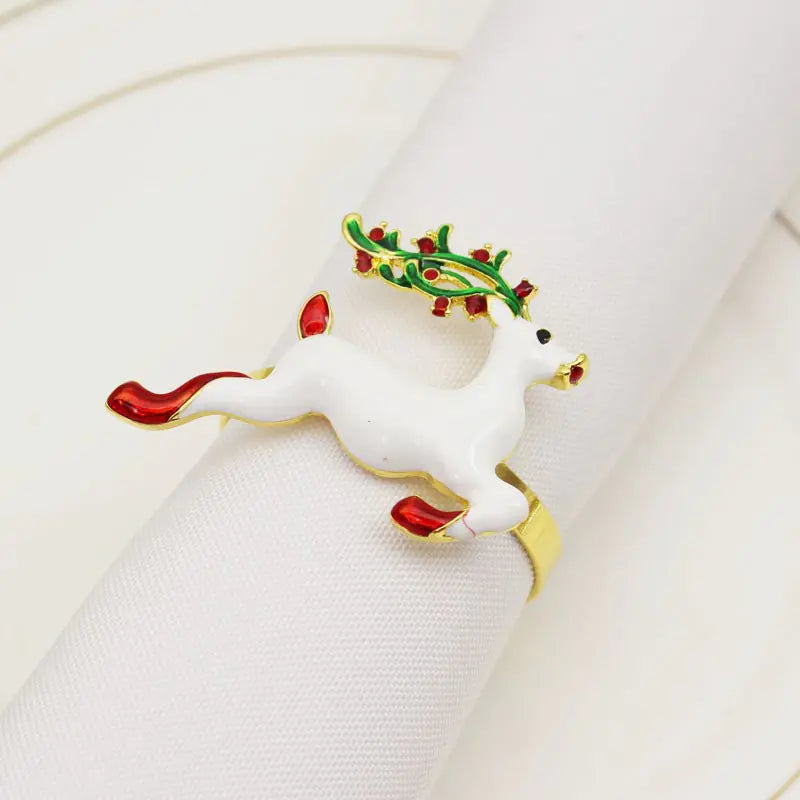 Amazon Bestselling Christmas Reindeer Napkin Rings