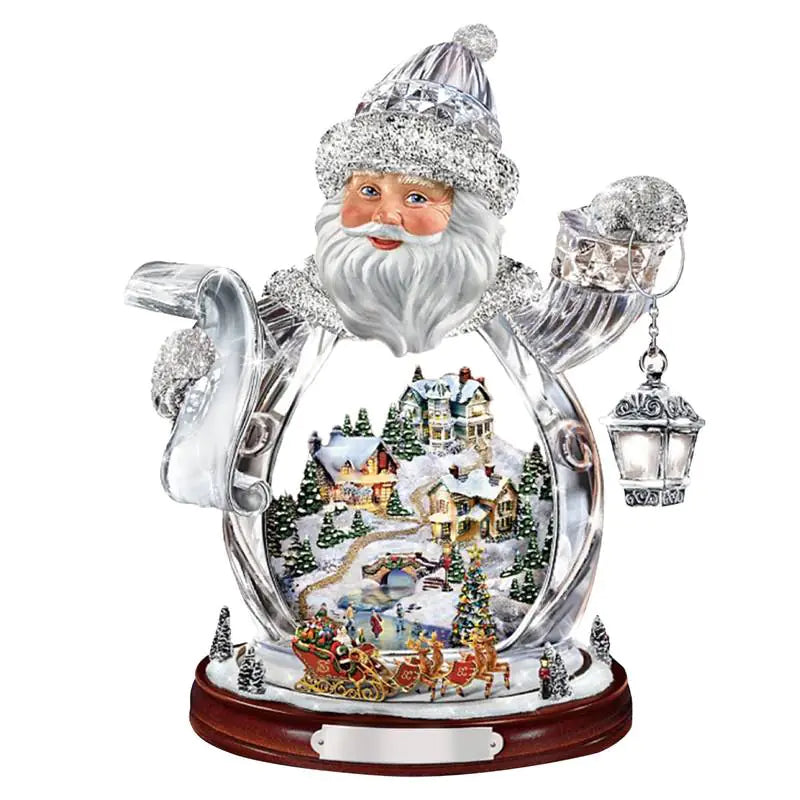 Decorative Santa Claus Window Clings for Christmas