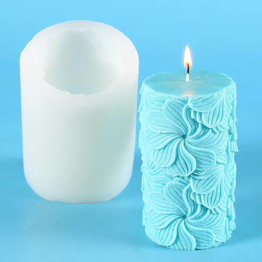 Cylindrical Aromatherapy Candle Silicone Mold Set