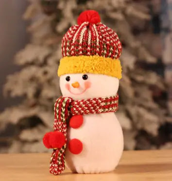 Snowman Christmas Eve Apple Bag - Holiday Decor Gift