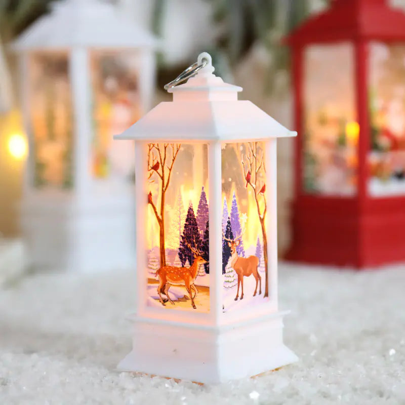 Vintage Style Electric Candle Lantern for Christmas Decor