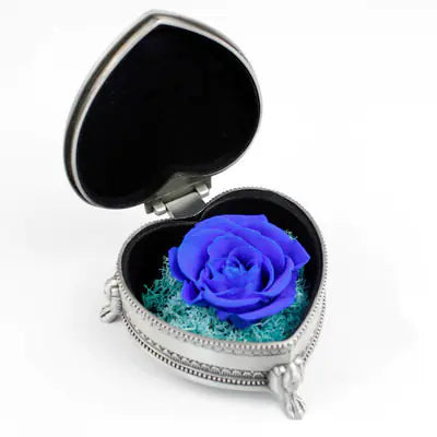 Creative Christmas Gift: Eternal Rose in Heart Box