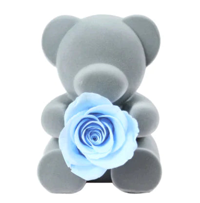 Eternal Rose Bear with Flowers - Cute Christmas Gift