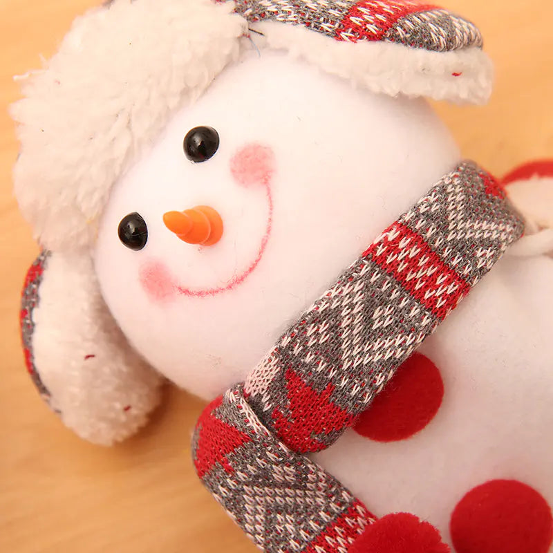 Snowman Christmas Eve Apple Bag - Holiday Decor Gift