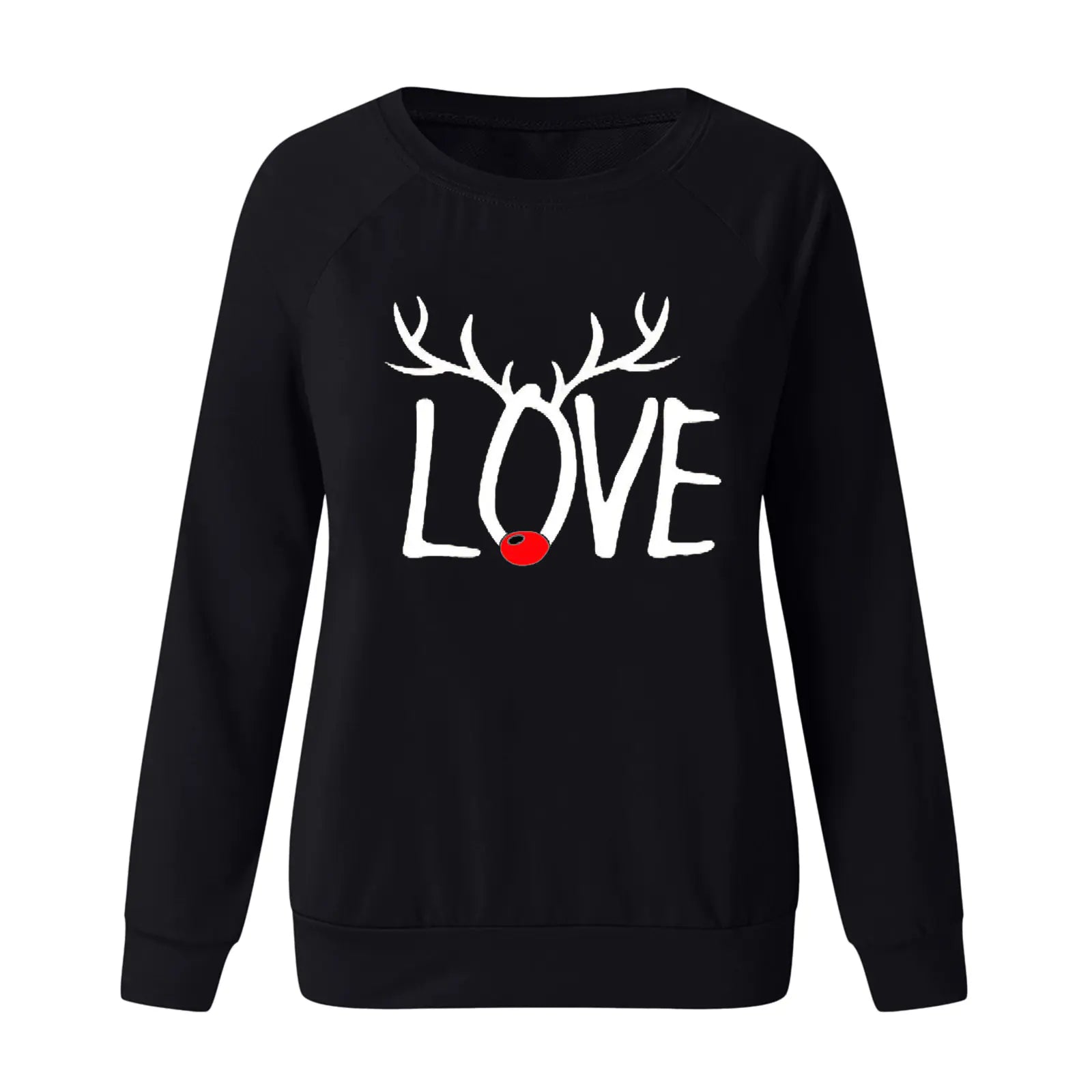 Christmas Pattern Printed Long Sleeve Sweatshirt for Women