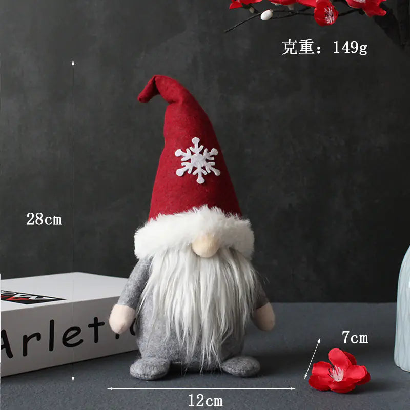 Creative Hooded Faceless Doll Christmas Gnome Plush Decor