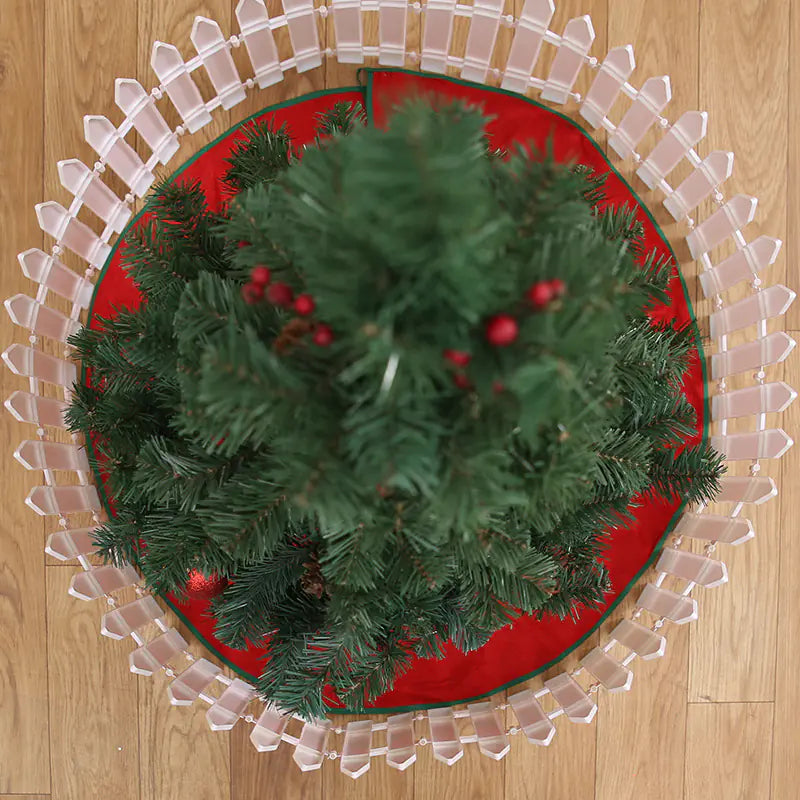 Christmas Scene Decoration Removable Plastic Fence