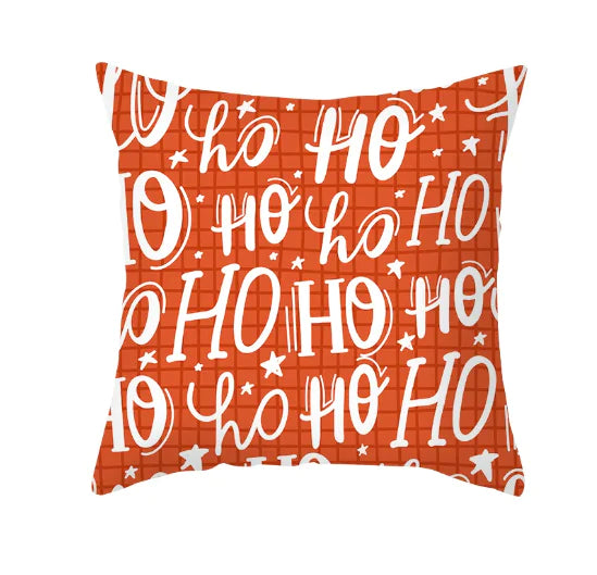 Cartoon Christmas Throw Pillow Cover for Sofa (1pc)