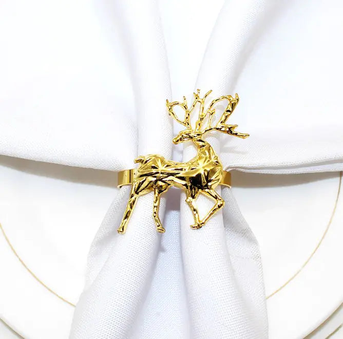 Amazon Bestselling Christmas Reindeer Napkin Rings