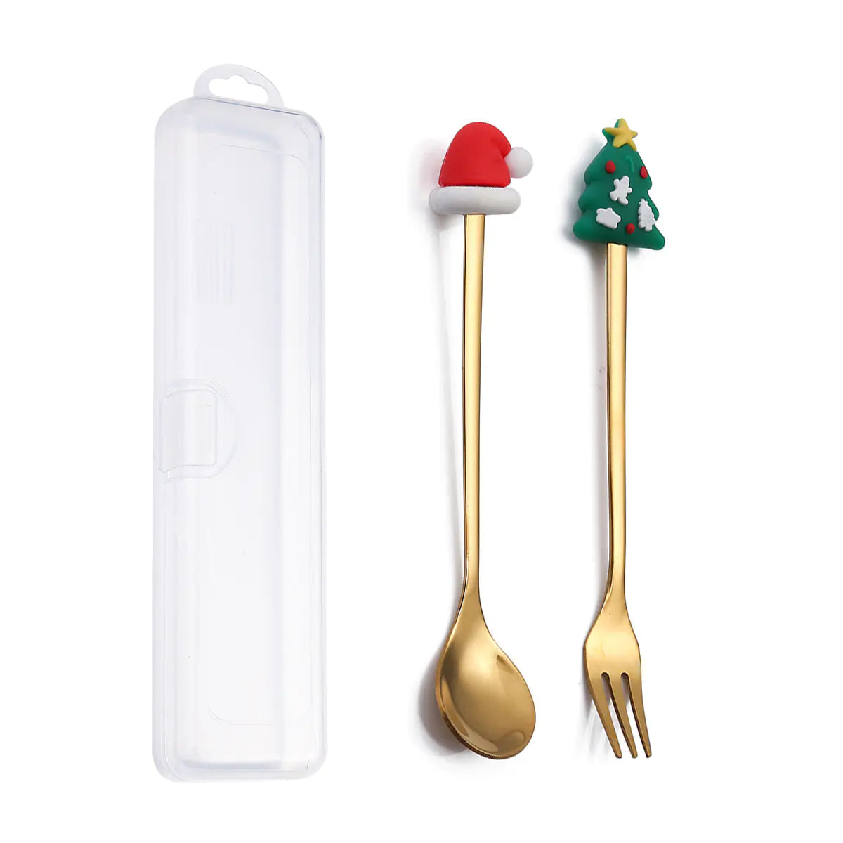 Stainless Steel Christmas Spoon Set with Forks