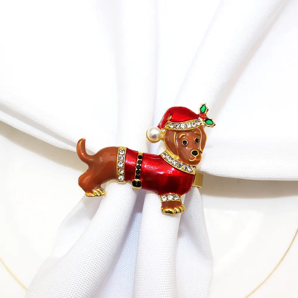 Amazon Bestselling Christmas Reindeer Napkin Rings