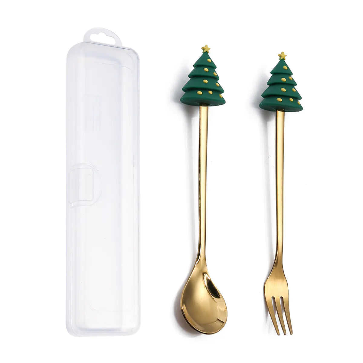 Stainless Steel Christmas Spoon Set with Forks