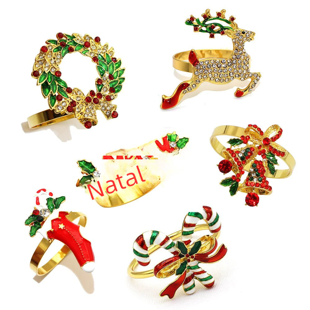 Amazon Bestselling Christmas Reindeer Napkin Rings