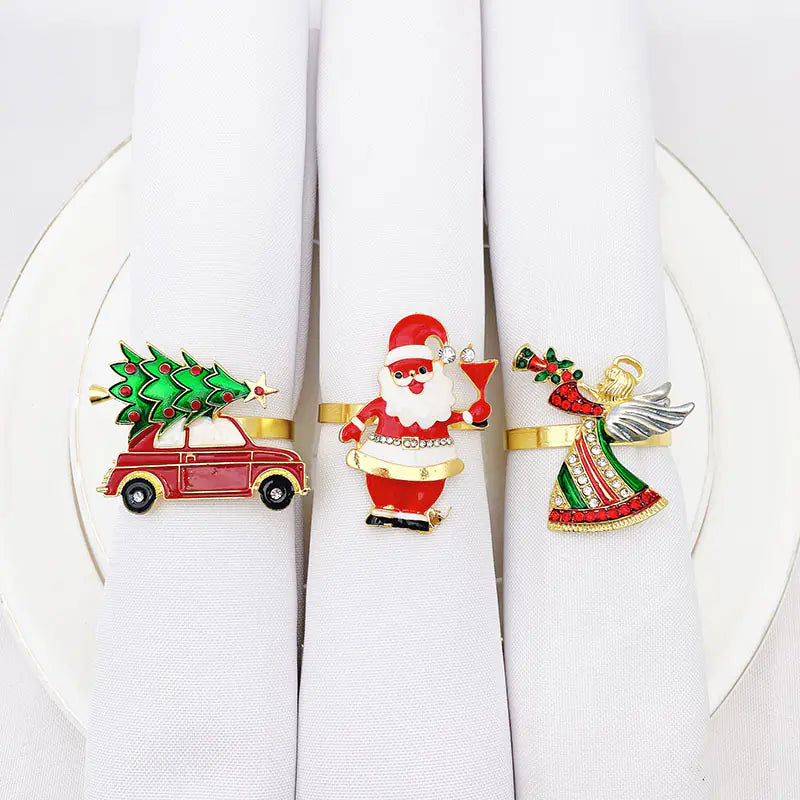Amazon Bestselling Christmas Reindeer Napkin Rings