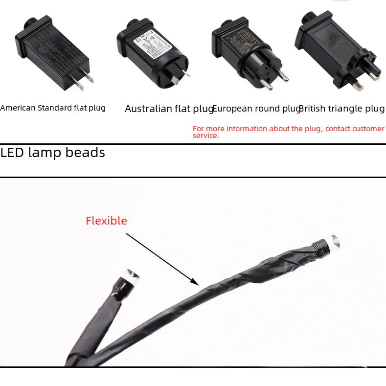 Solar LED Vine Branch Lights for Christmas Decoration