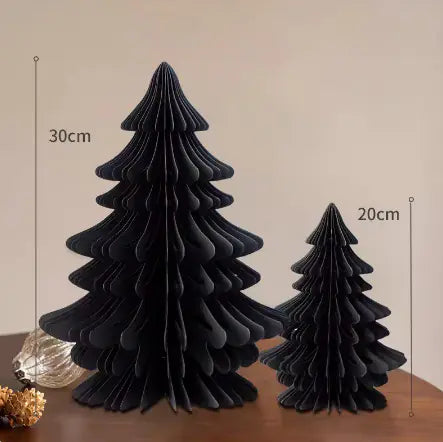 Mini Foldable Paper Christmas Tree Decor 2023 Trend