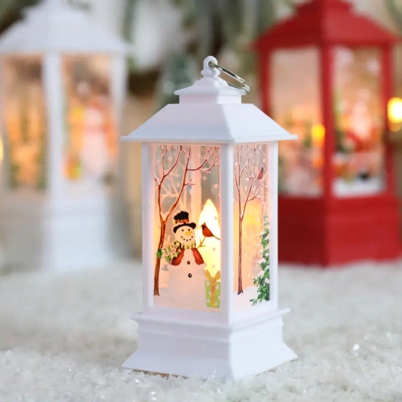 Vintage Style Electric Candle Lantern for Christmas Decor