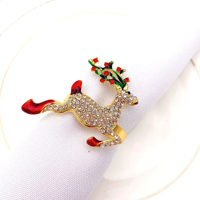 Amazon Bestselling Christmas Reindeer Napkin Rings