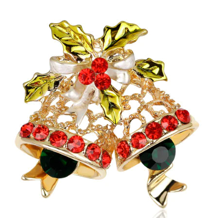 High-End Christmas Series Deer Brooch Pin Ornament