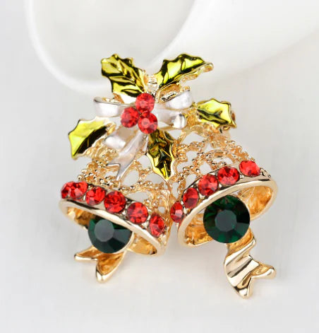 High-End Christmas Series Deer Brooch Pin Ornament