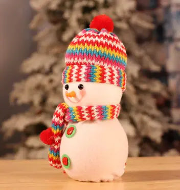 Snowman Christmas Eve Apple Bag - Holiday Decor Gift