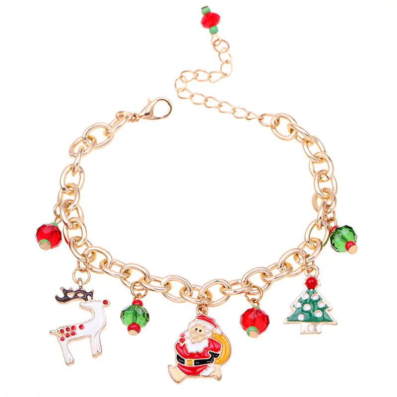Christmas Jewelry Set: Earrings and Necklace