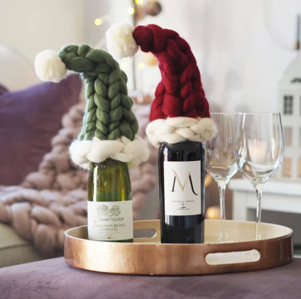 Super Thick Iceland Yarn Christmas Tree Hat Decoration