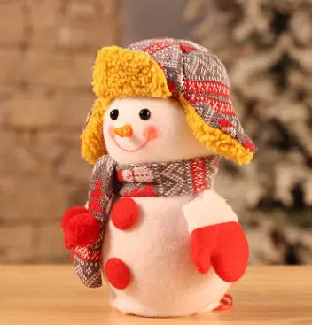 Snowman Christmas Eve Apple Bag - Holiday Decor Gift