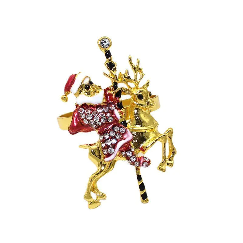 Amazon Bestselling Christmas Reindeer Napkin Rings