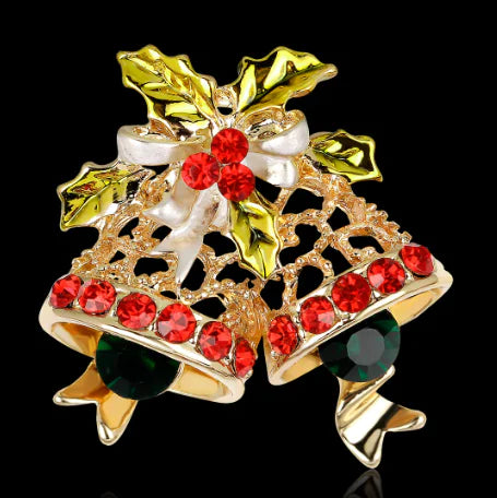 High-End Christmas Series Deer Brooch Pin Ornament