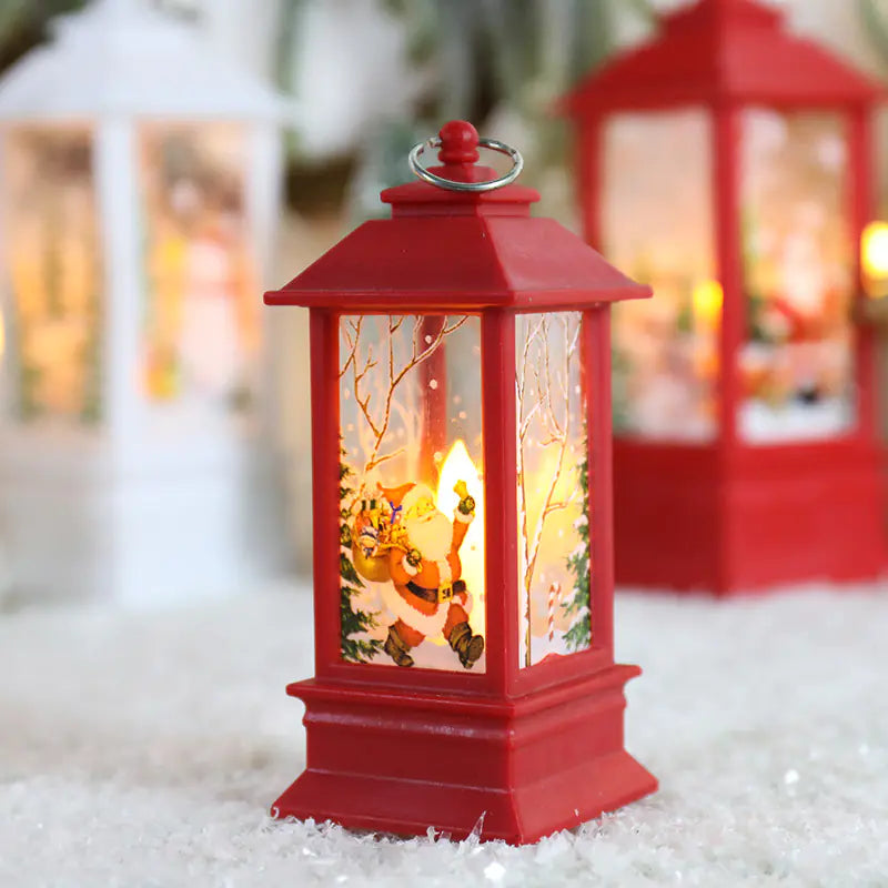 Vintage Style Electric Candle Lantern for Christmas Decor