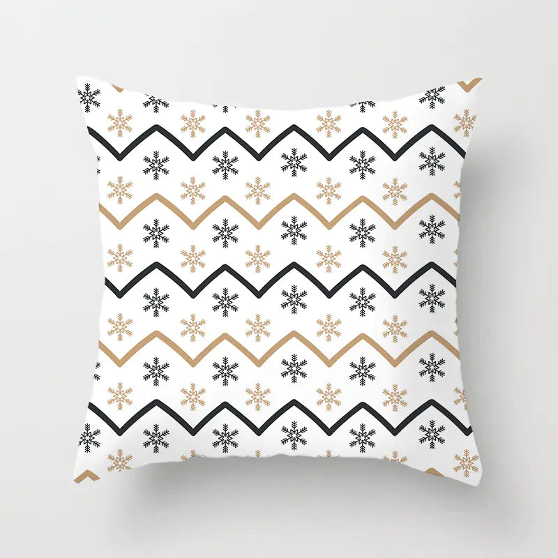 Christmas Words Decorative Pillow Cover