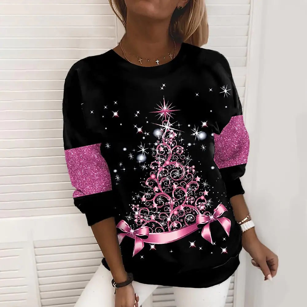 3D Digital Printed Women's Christmas Sweater
