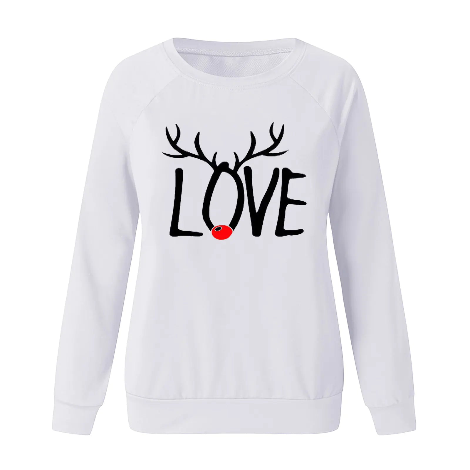 Christmas Pattern Printed Long Sleeve Sweatshirt for Women