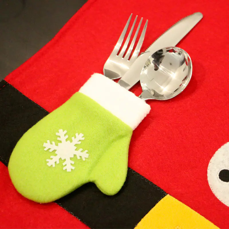 Christmas Decor for Home and Restaurant Table Settings